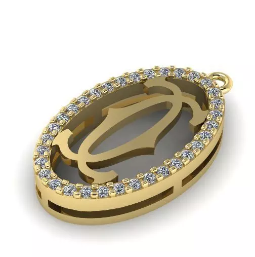 Pendant N012004 3D print model_0