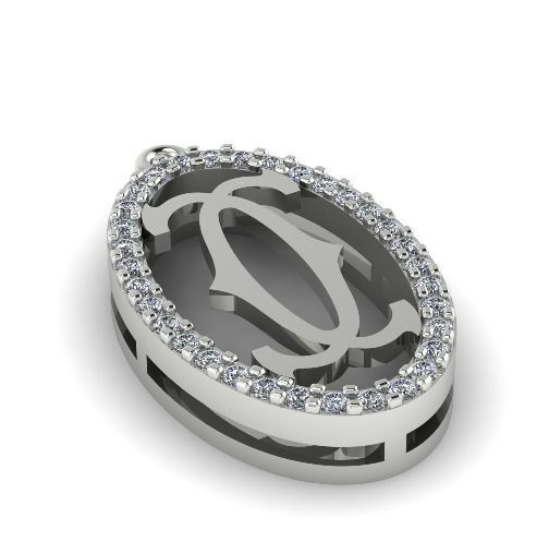 Pendant N012004 3D print model_1