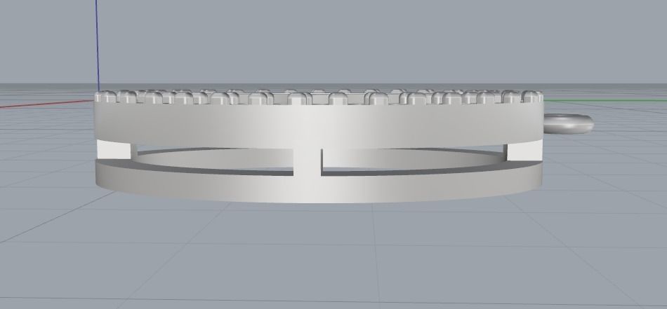 Pendant N012004 3D print model_3