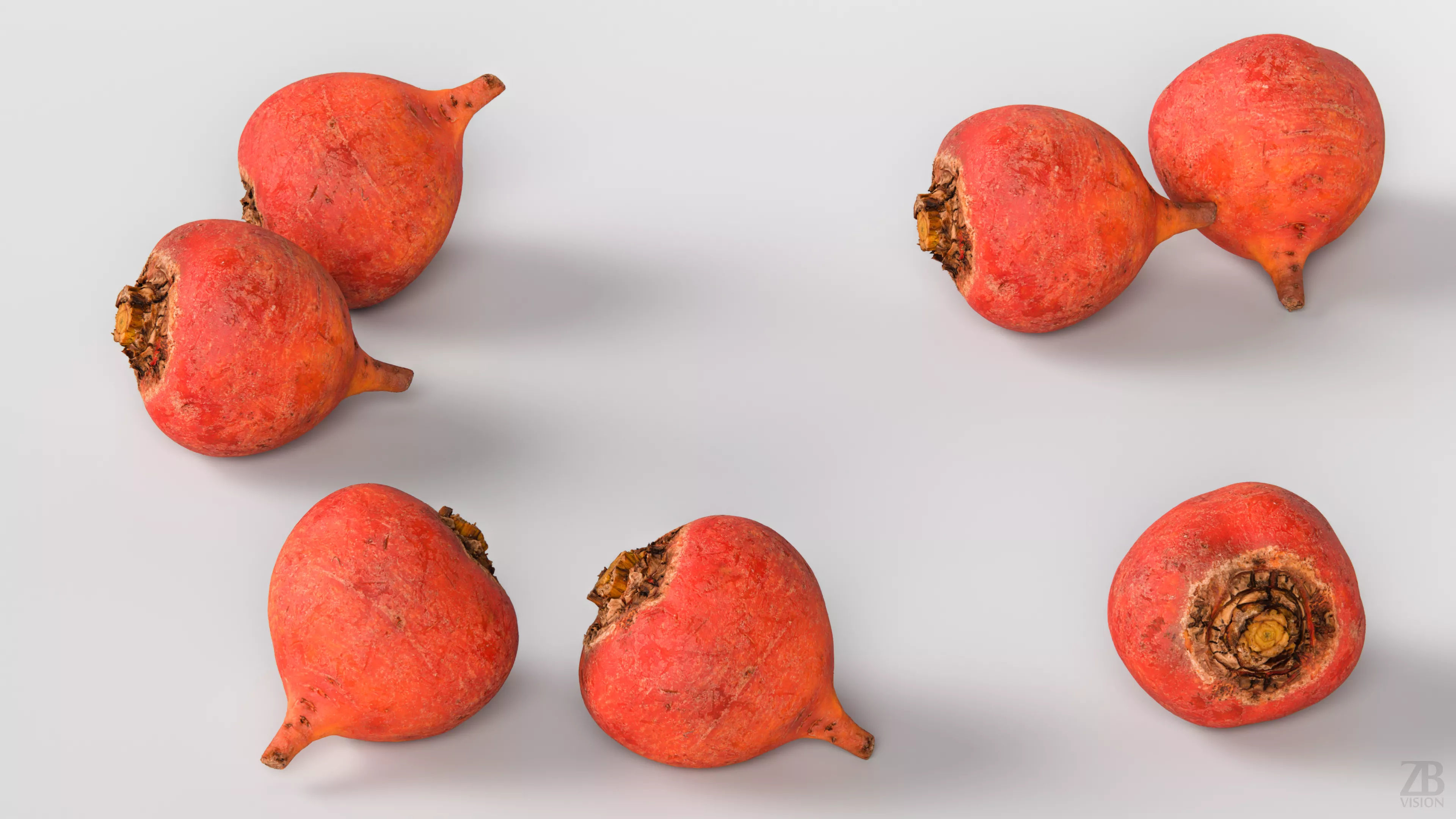 Beetroot 3D model_2