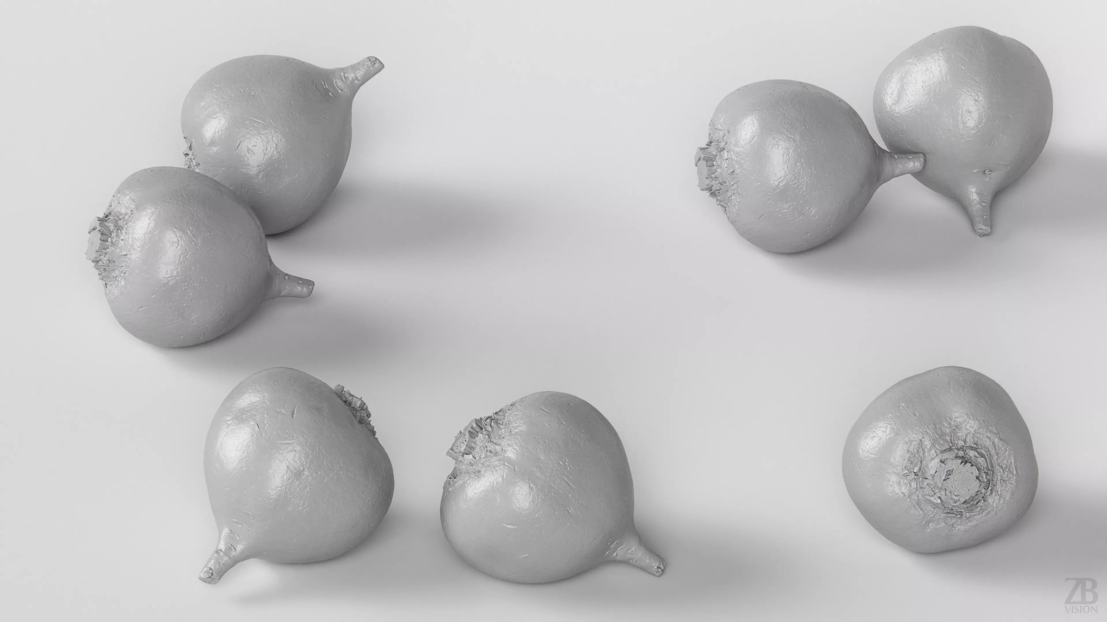 Beetroot 3D model_3