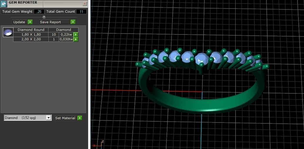 Arrow ring N012000 3D print model_9