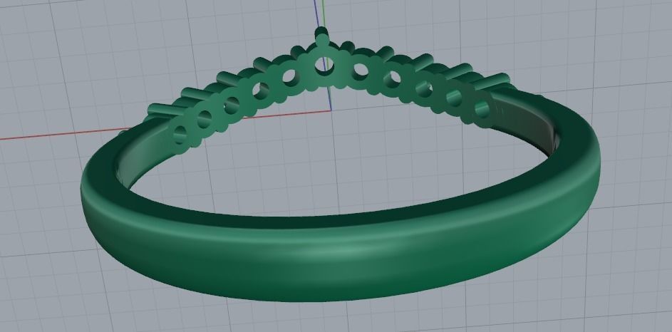 Arrow ring N012000 3D print model_5