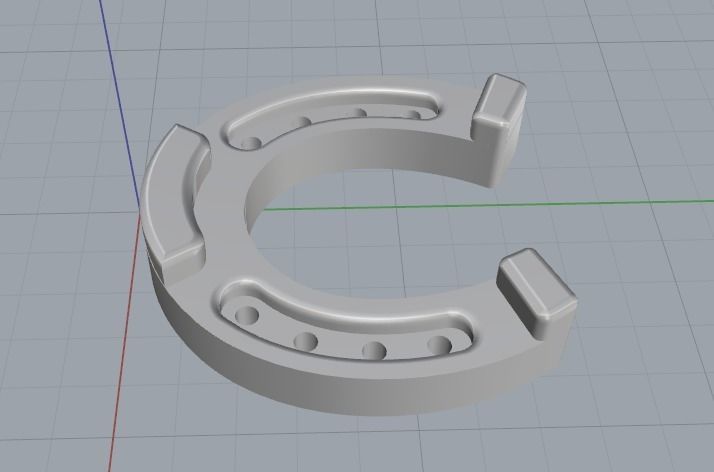 Horseshoe N011998 3D print model_2