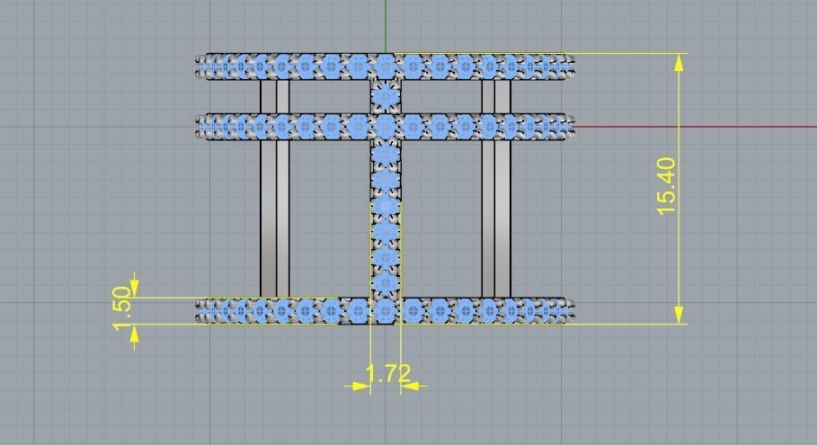 Double ring N011992 3D print model_6