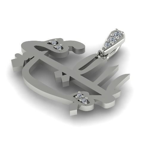 Pendant N011990 3D print model_1