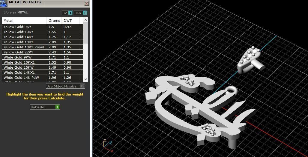 Pendant N011990 3D print model_7