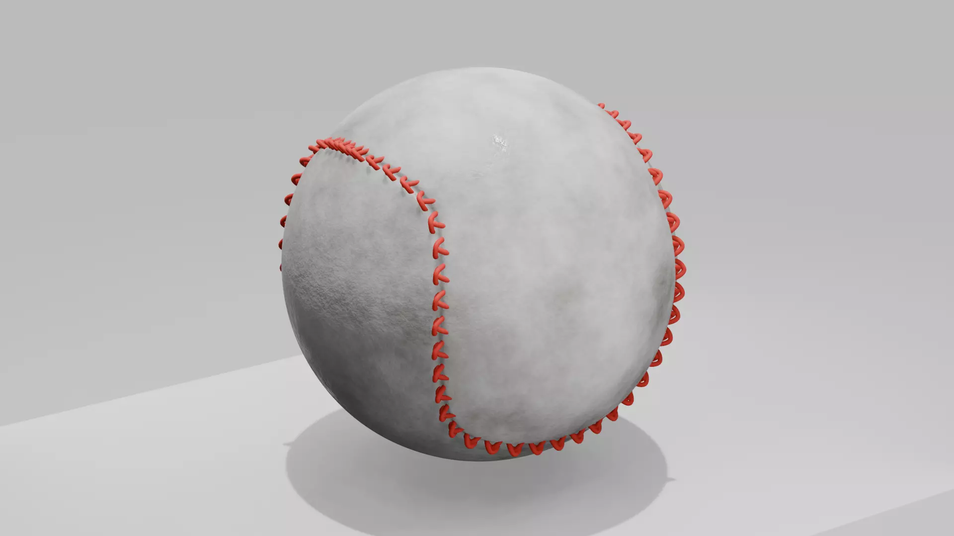 Base Ball for Sport Low-poly 3D model