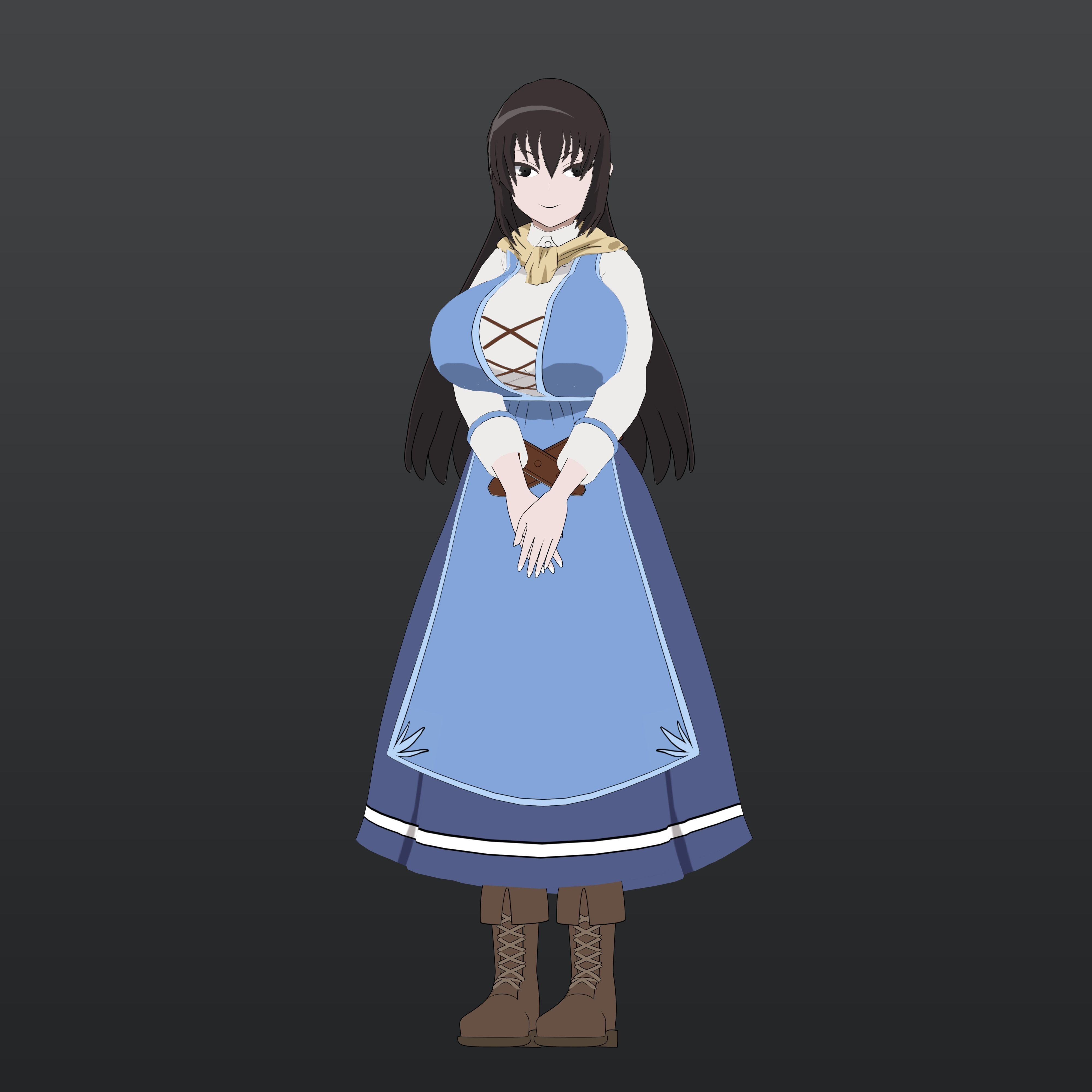 Kilmaria - Isekai One Turn Kill Nee-san Low-poly 3D model_7