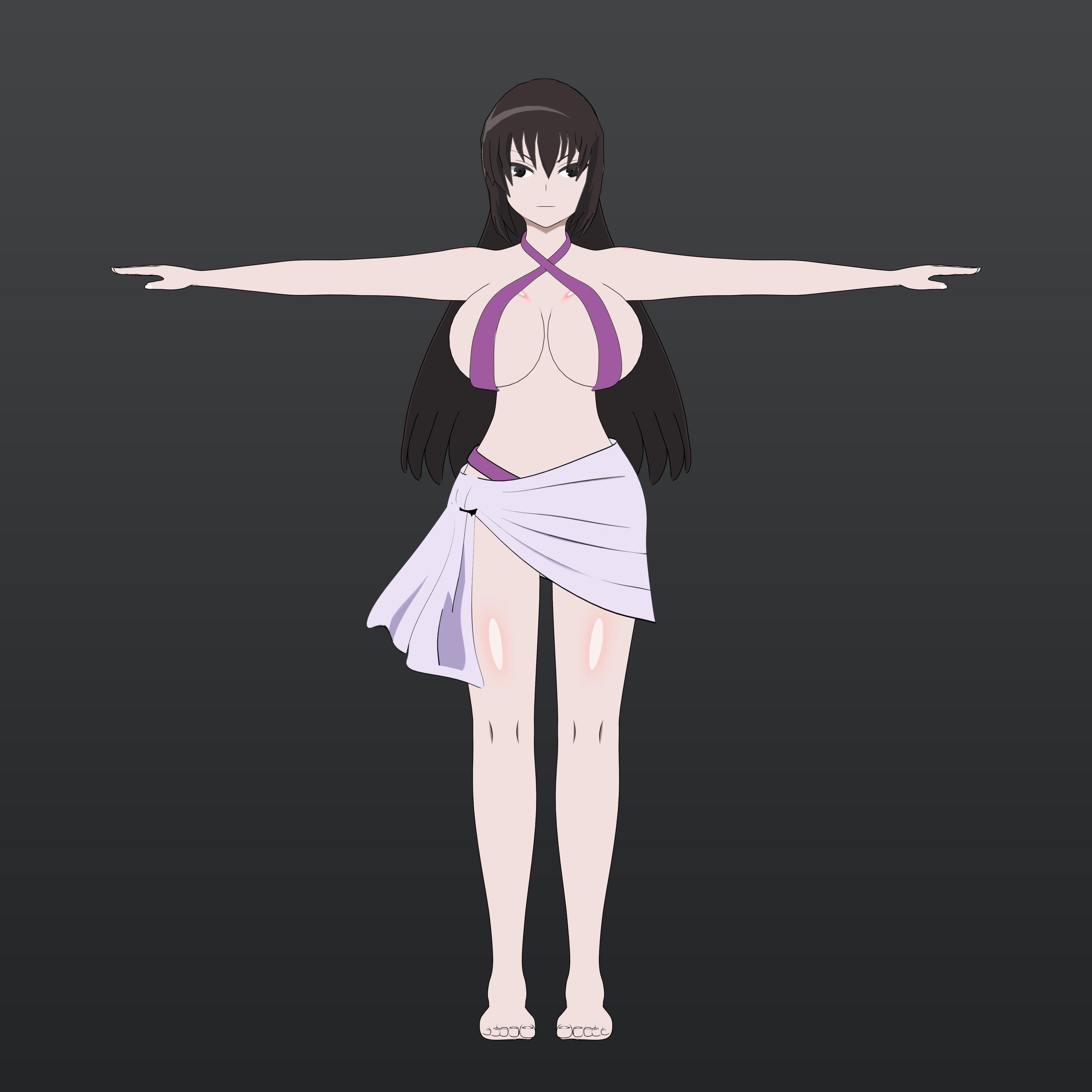 Kilmaria - Isekai One Turn Kill Nee-san Low-poly 3D model_20