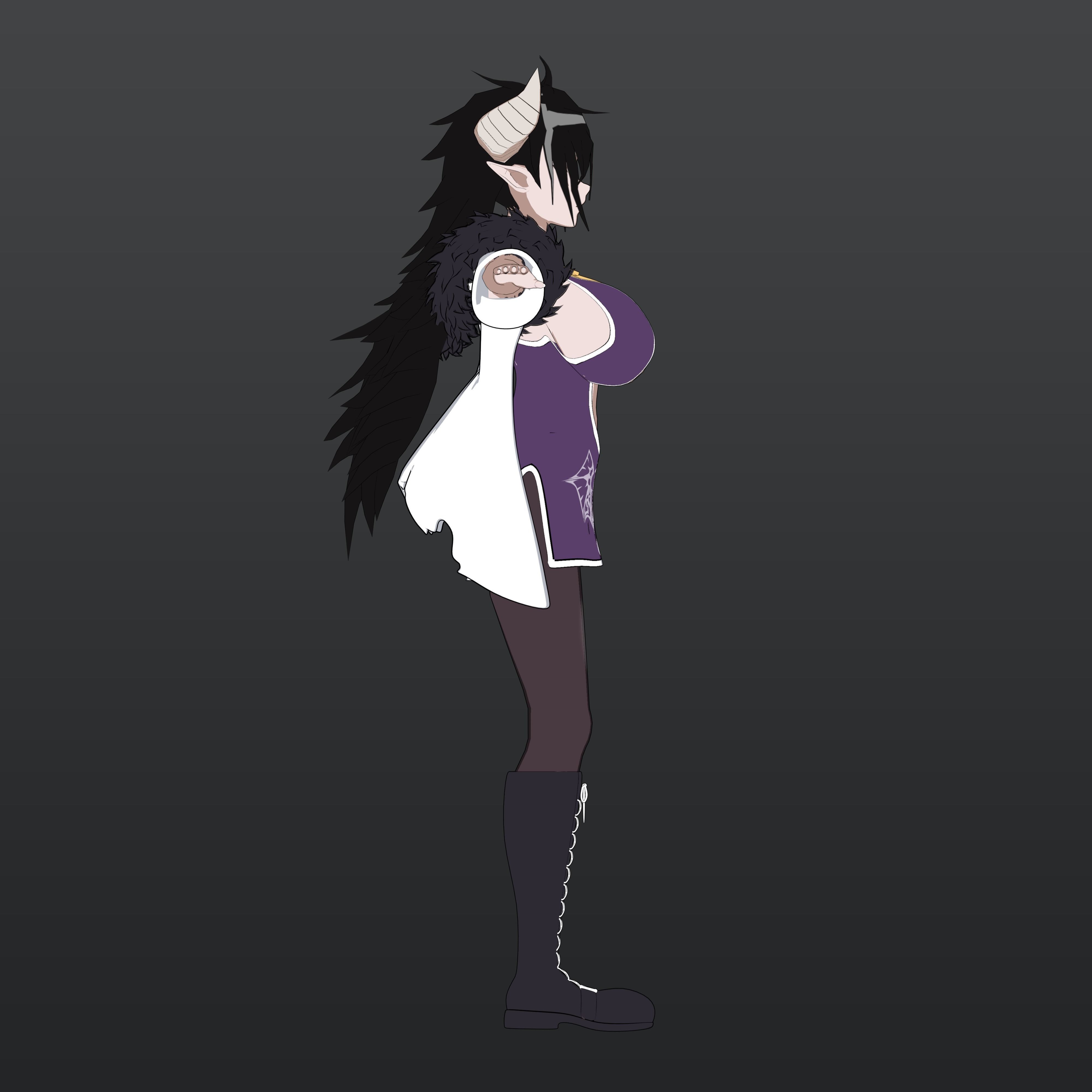 Kilmaria - Isekai One Turn Kill Nee-san Low-poly 3D model_6
