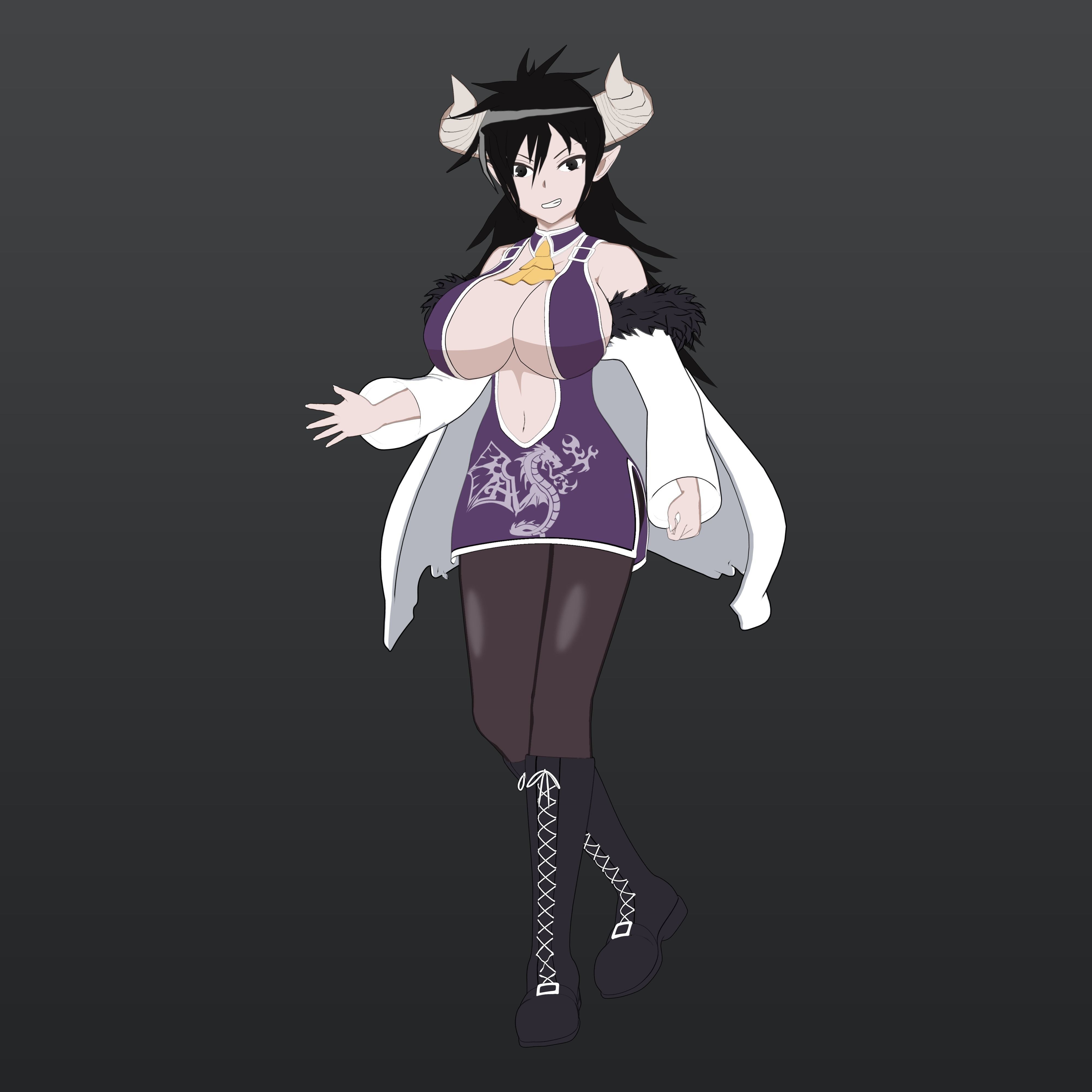 Kilmaria - Isekai One Turn Kill Nee-san Low-poly 3D model_2