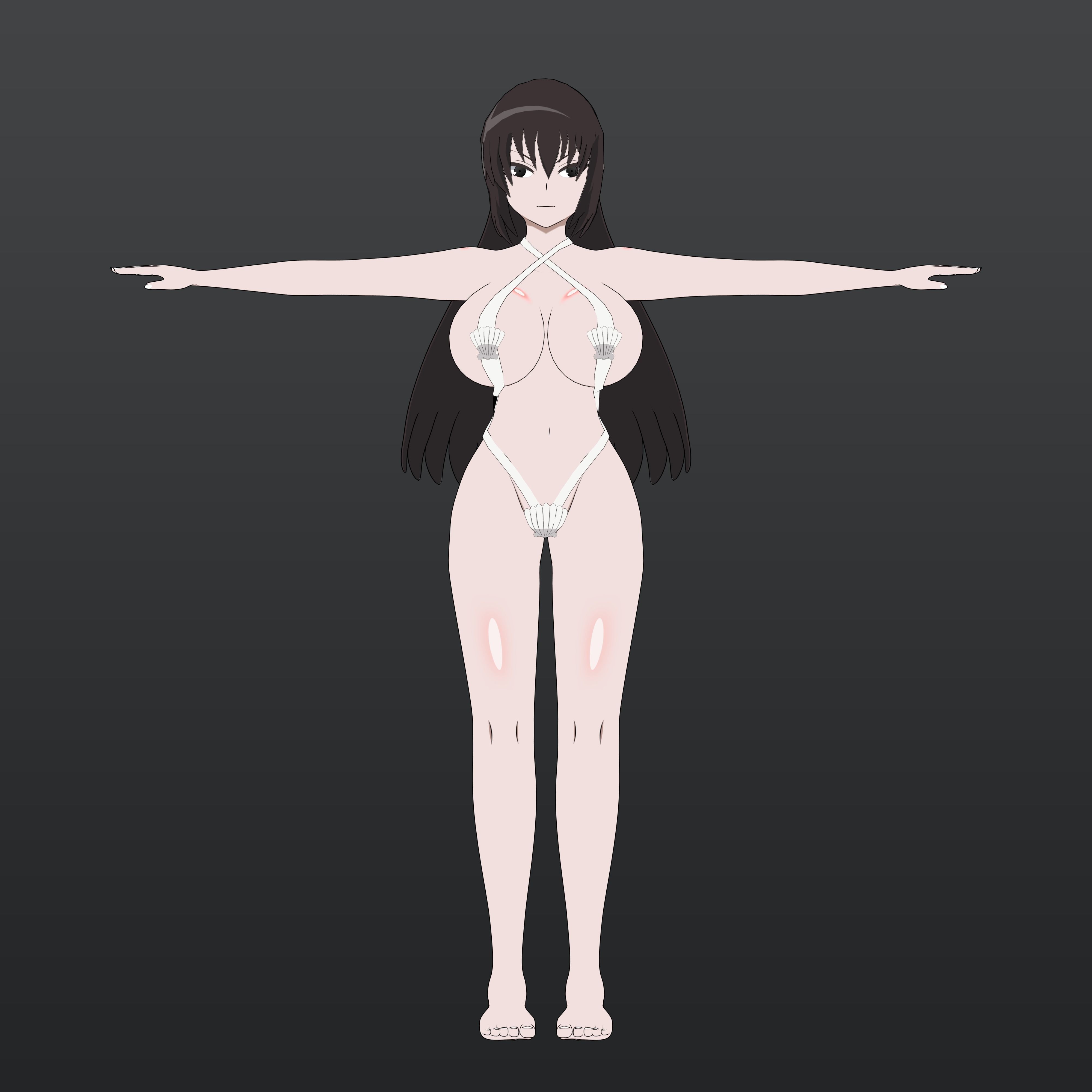 Kilmaria - Isekai One Turn Kill Nee-san Low-poly 3D model_13