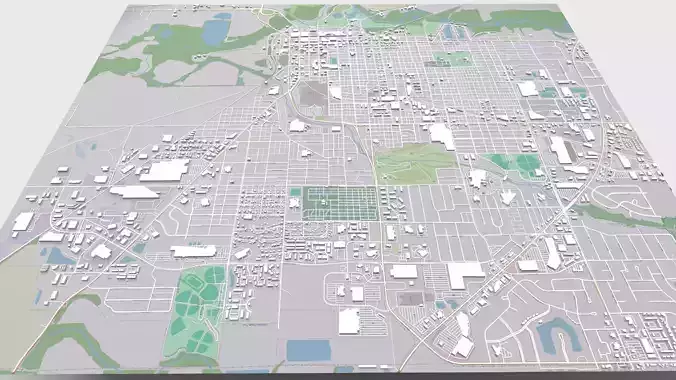 Cityscape Columbus Ohio United States 