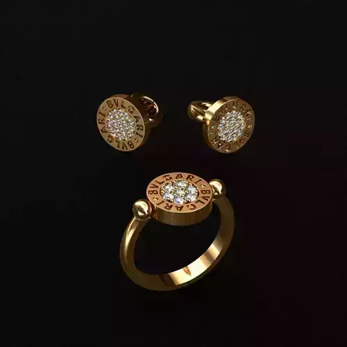 BVLGARI Ring and Earrings