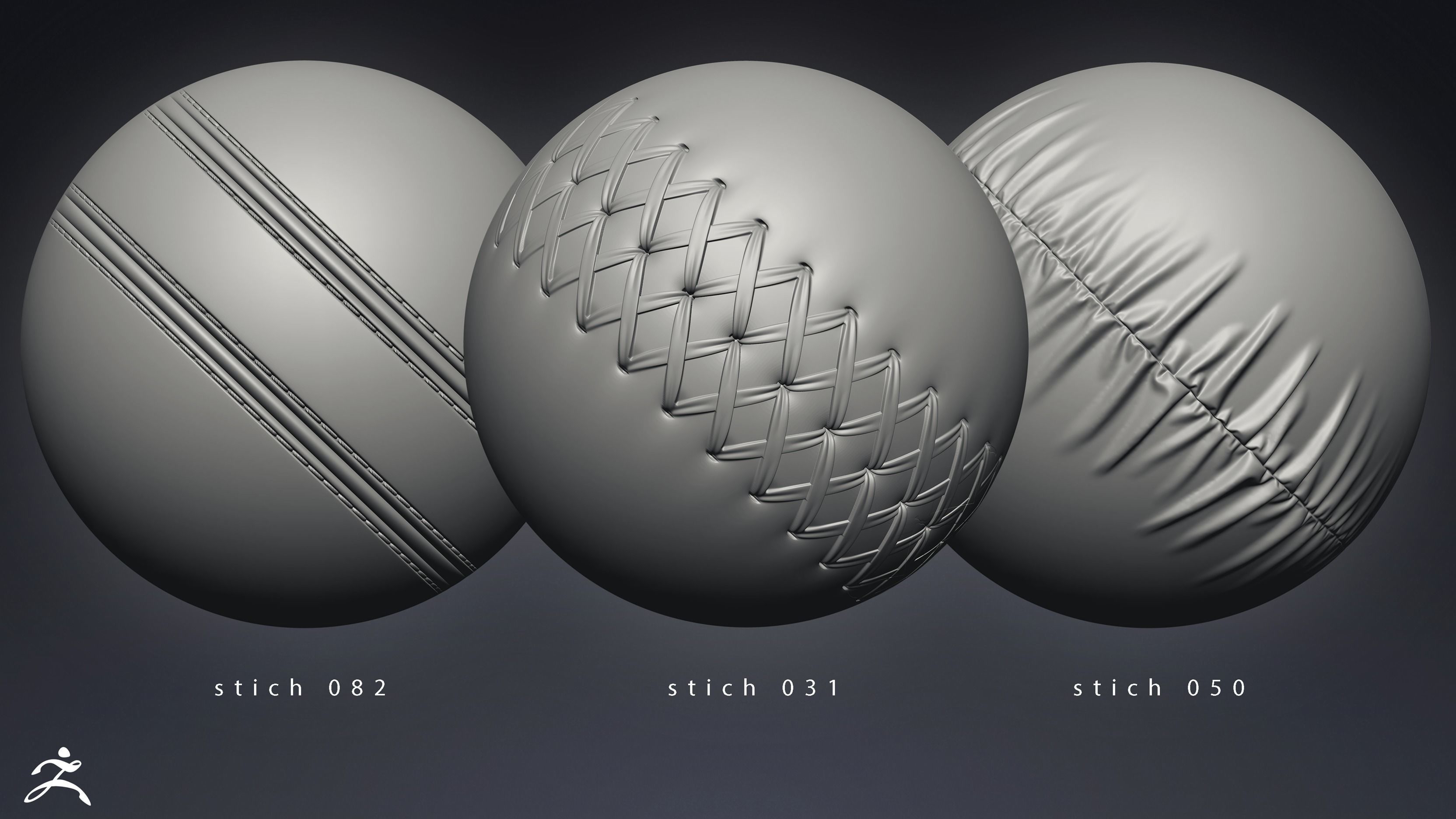 90 Seam and  Stitch Brushes and  Alphas Vol 01 Texture_6