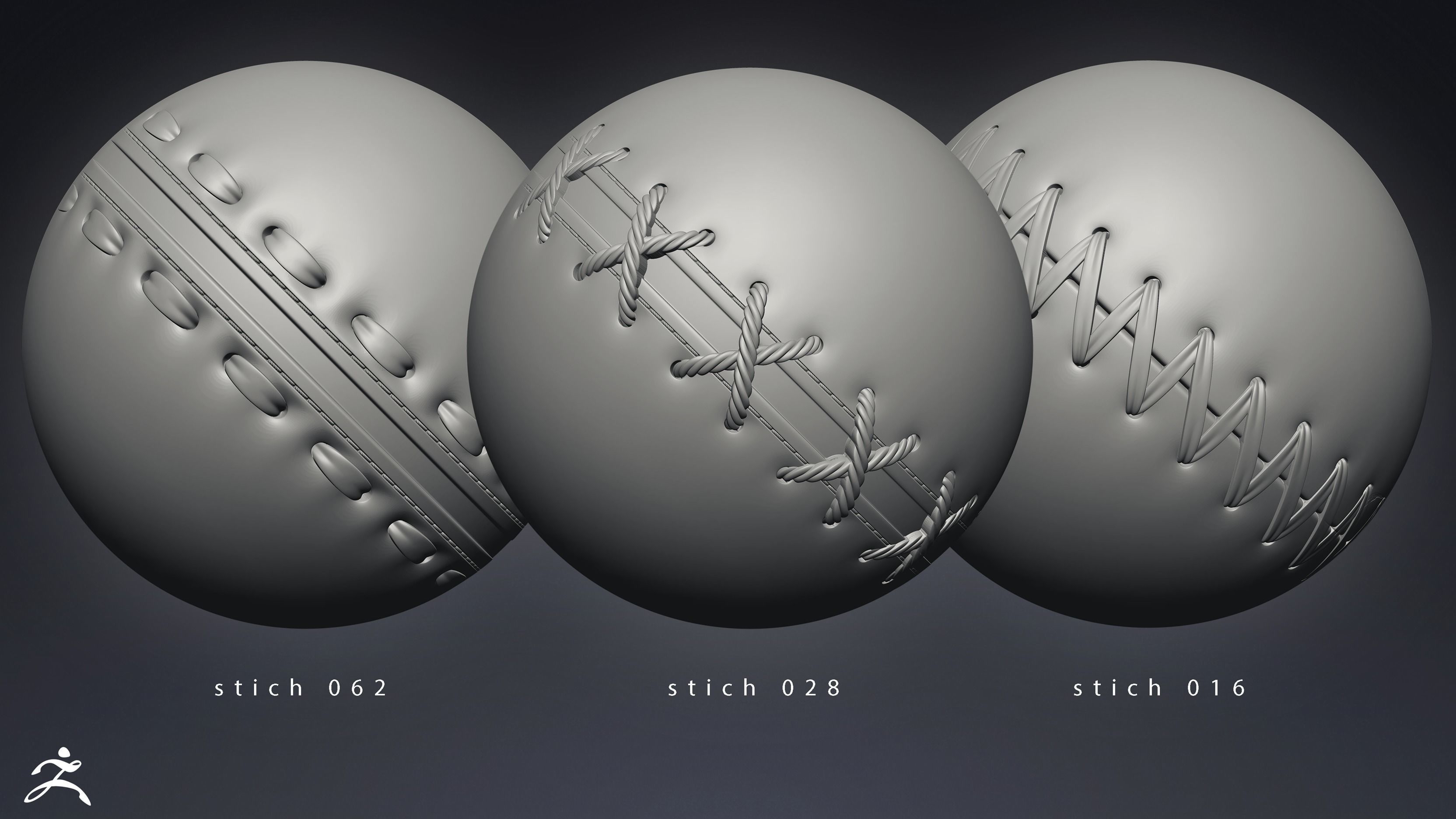 90 Seam and  Stitch Brushes and  Alphas Vol 01 Texture_3