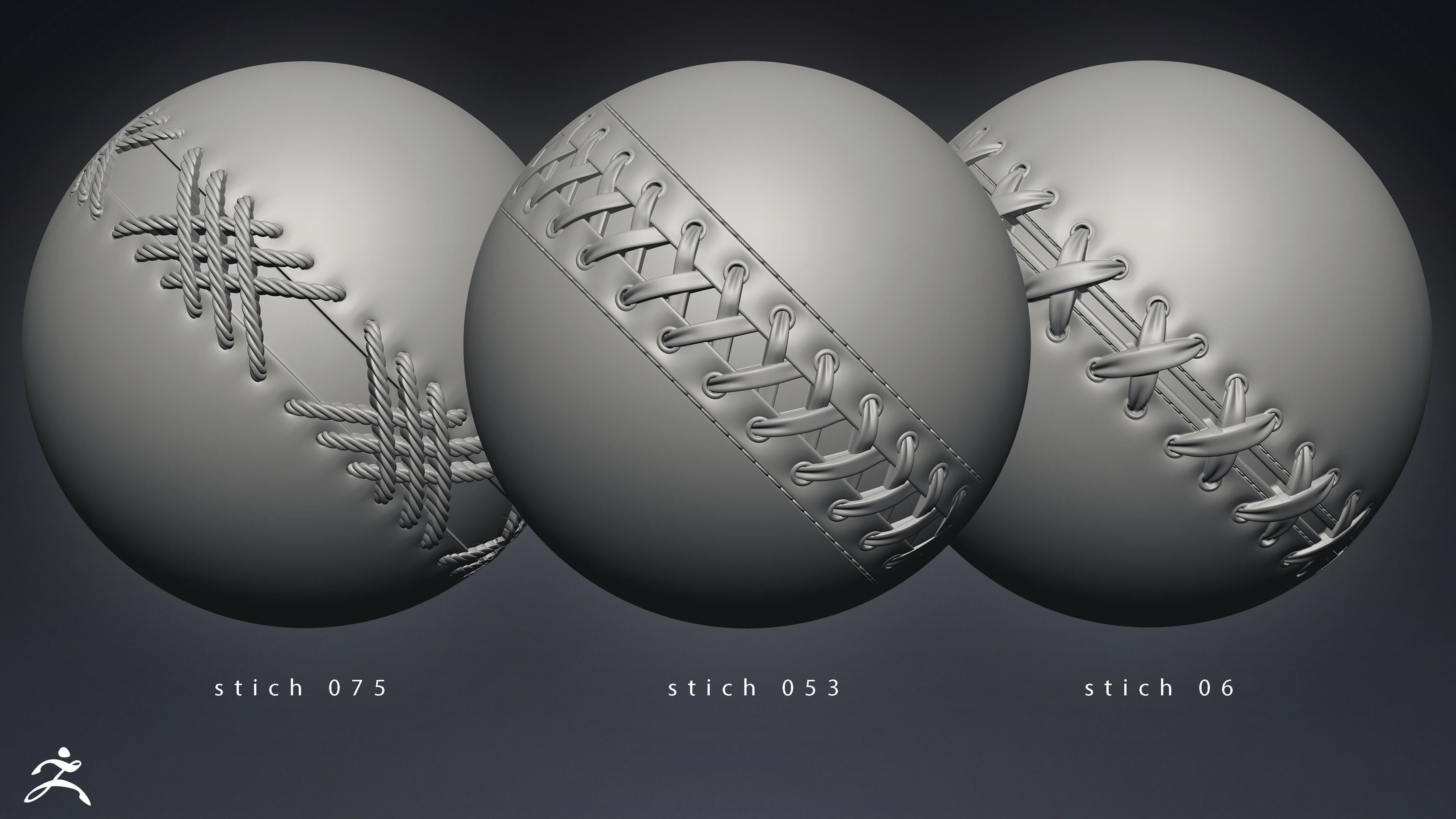 90 Seam and  Stitch Brushes and  Alphas Vol 01 Texture_5