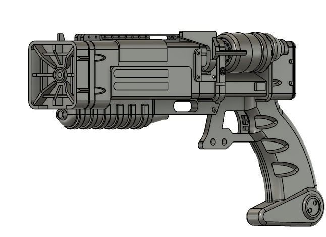 Fallout 4 Laser Pistol 3D print model_2