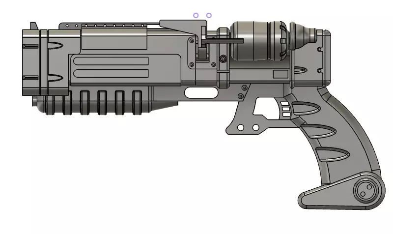 Fallout 4 Laser Pistol 3D print model_0