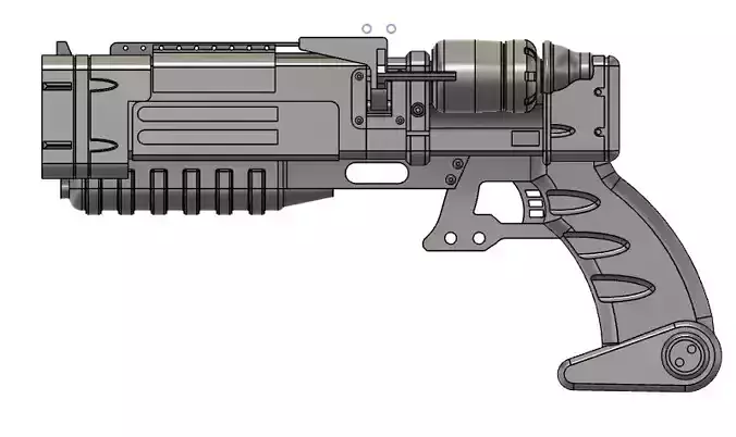 Fallout 4 Laser Pistol 3D print model