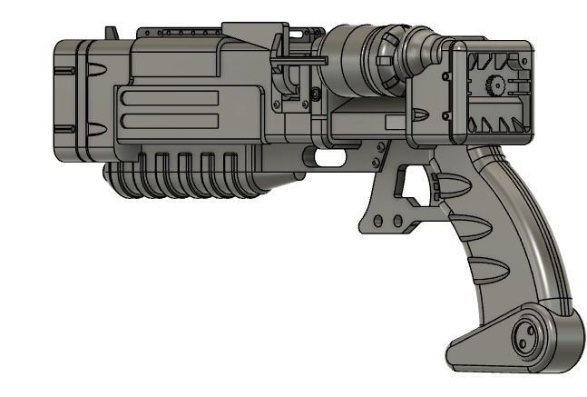 Fallout 4 Laser Pistol 3D print model_1