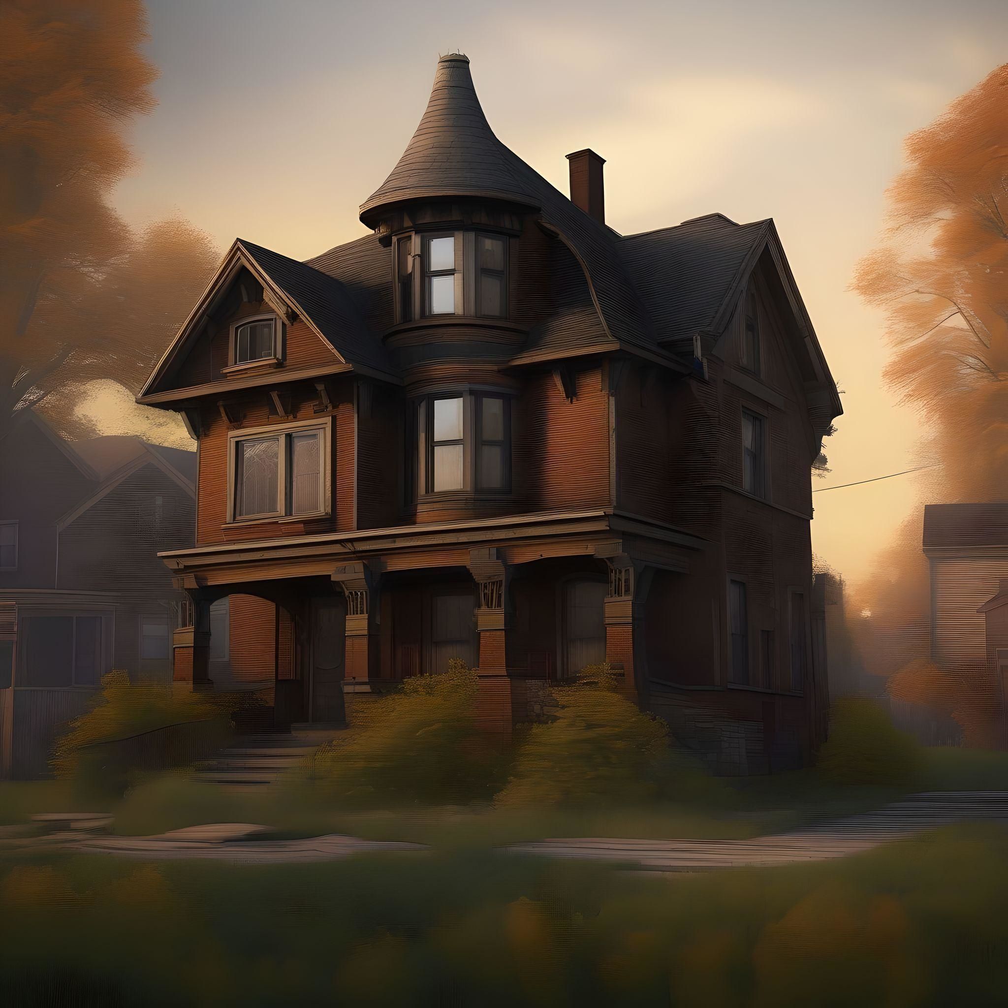 3D EXAMPLE OF A DETROIT ANTIQUE CASTLE 3D model_6