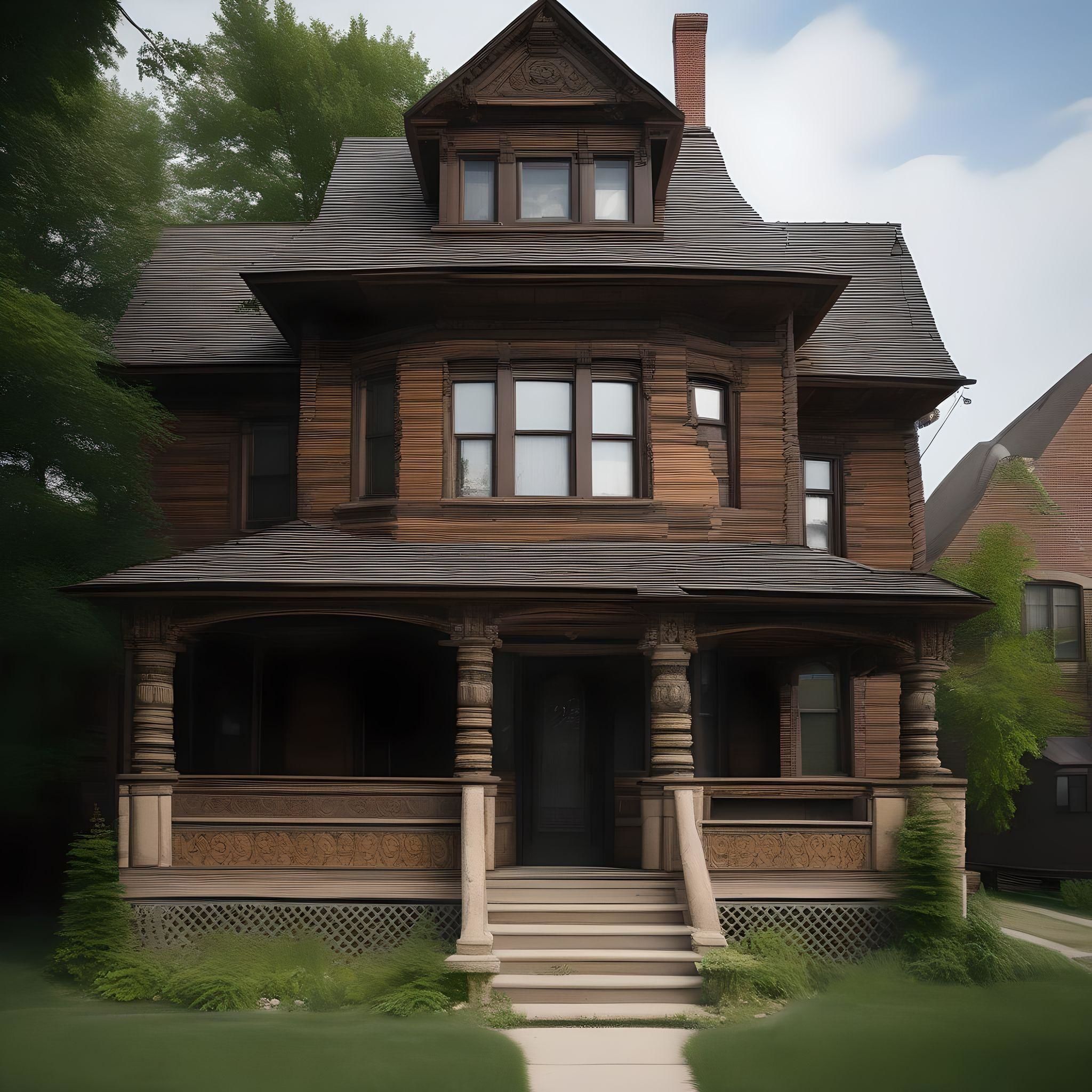 3D EXAMPLE OF A DETROIT ANTIQUE CASTLE 3D model_4