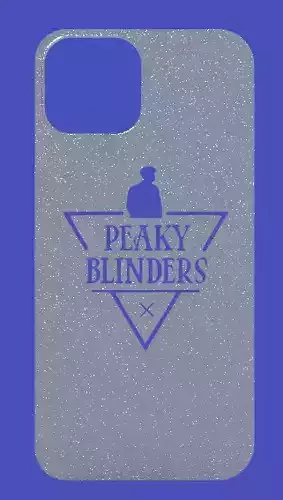 Peaky blinders Phone Case For iPhone 14 13 12 11 X Xs XR 8  Low-poly 3D model