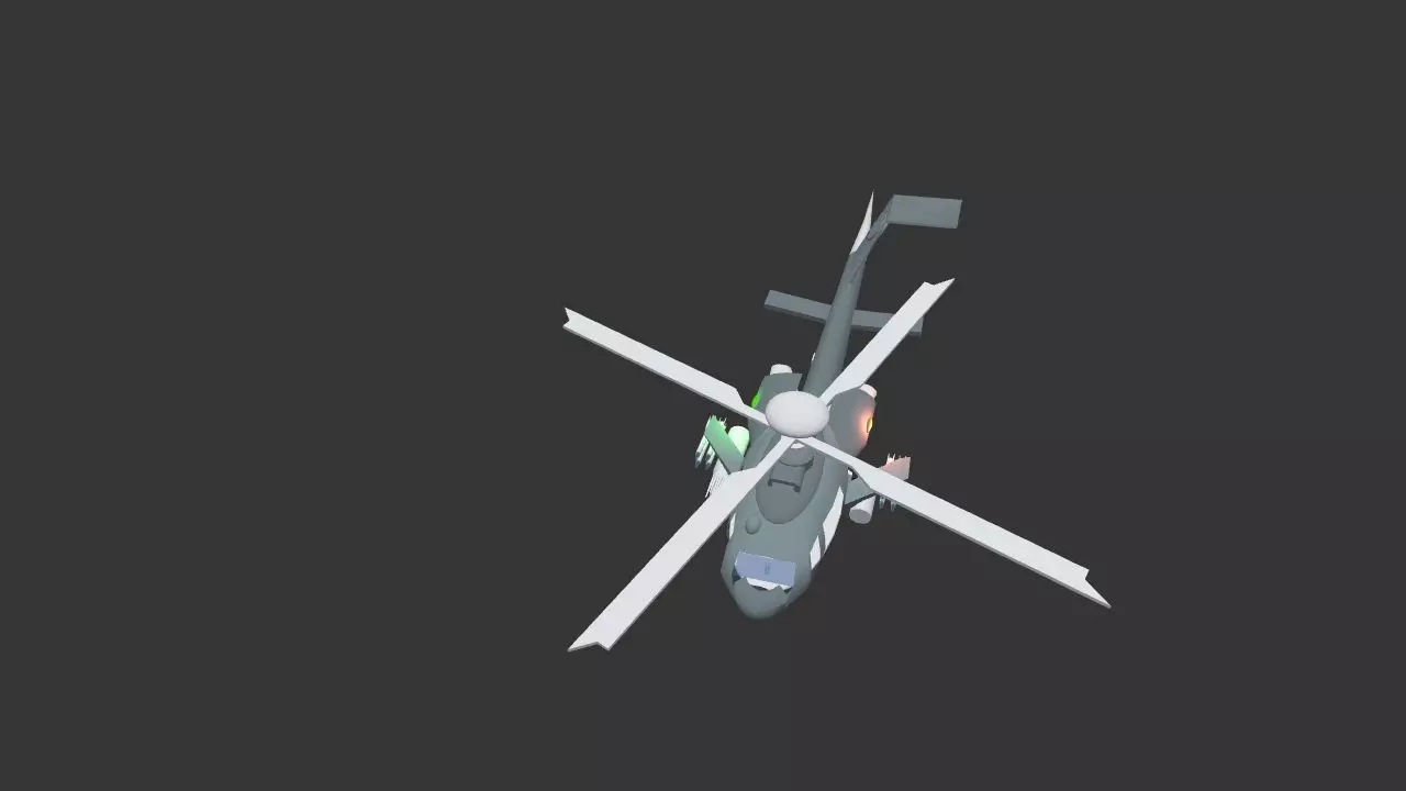 Helicopter 3D model