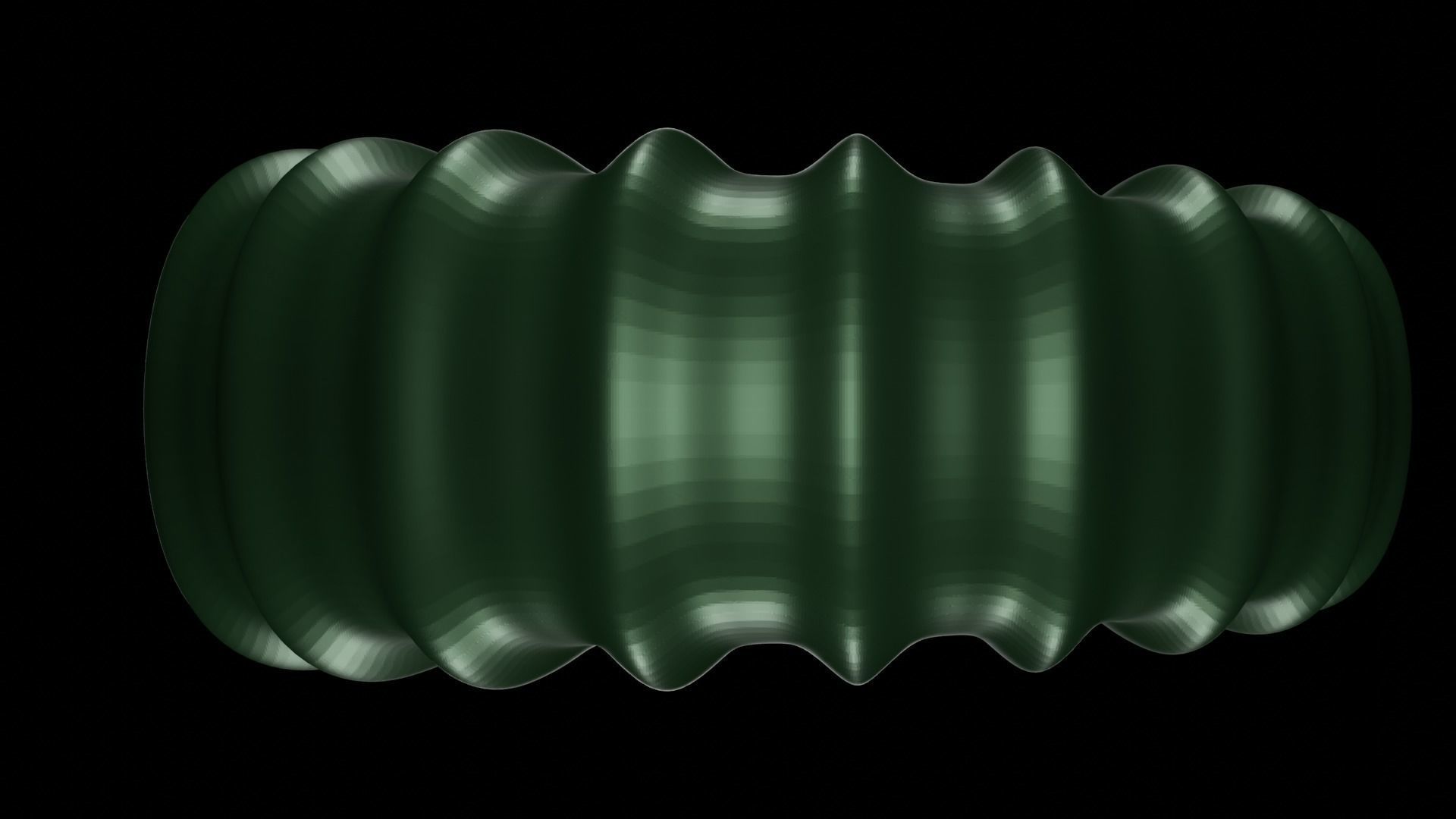 Serpenticone shell ornamented ventral ribs 3D print model_4