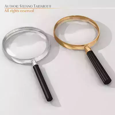 Magnifying glass 3D model