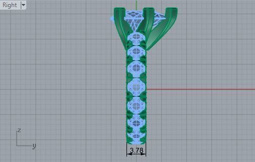 Pear Diamond Ring 1954 3D print model_6