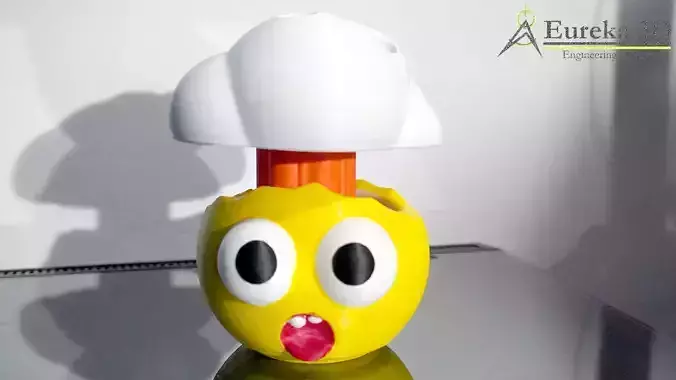 EXPLOSION POT AND PENCIL HOLDER