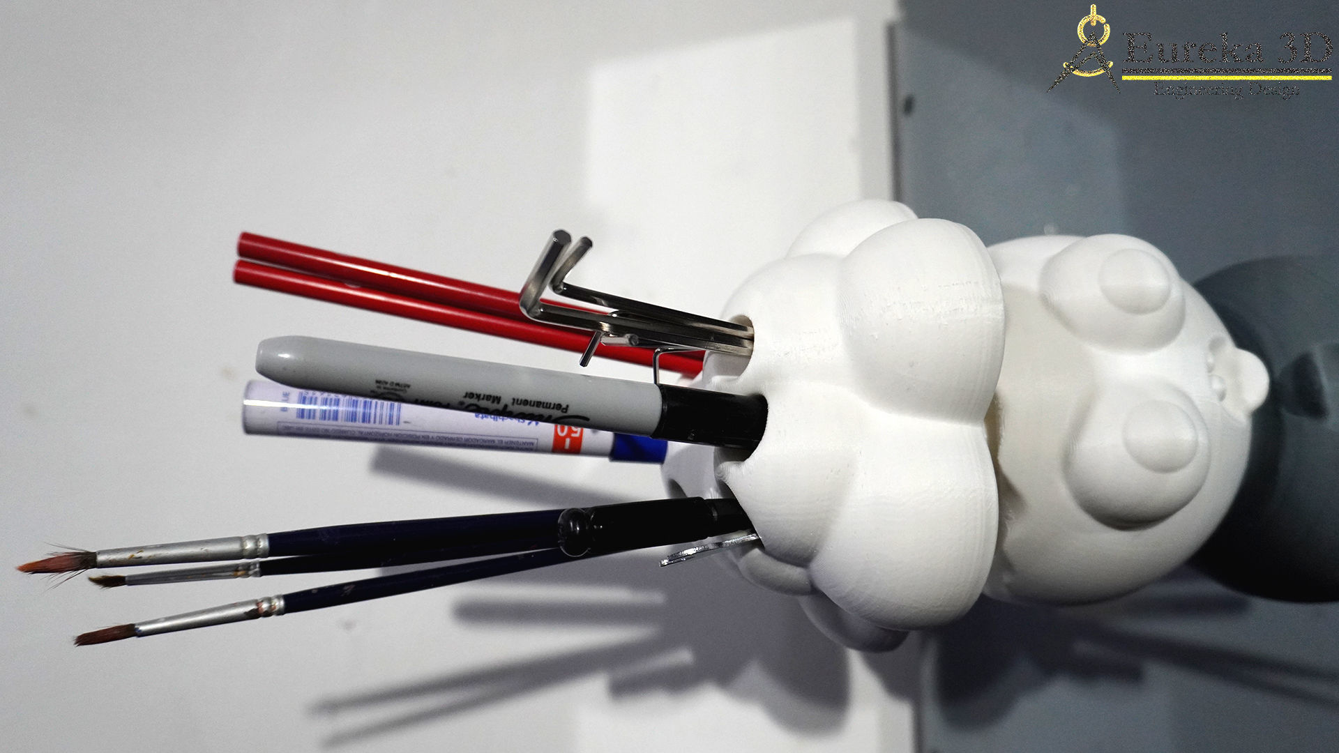 EXPLOSION POT AND PENCIL HOLDER 3D print model_8