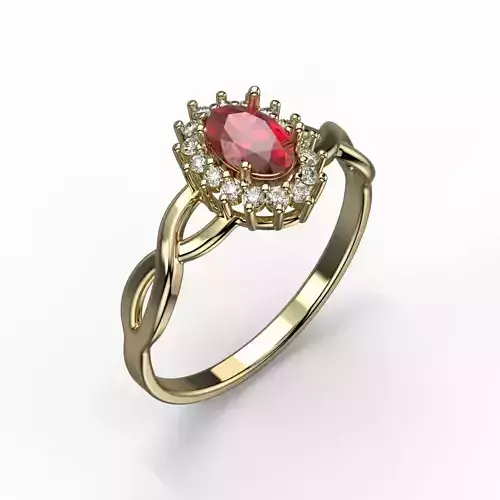 anel solitario Solitaire ring 