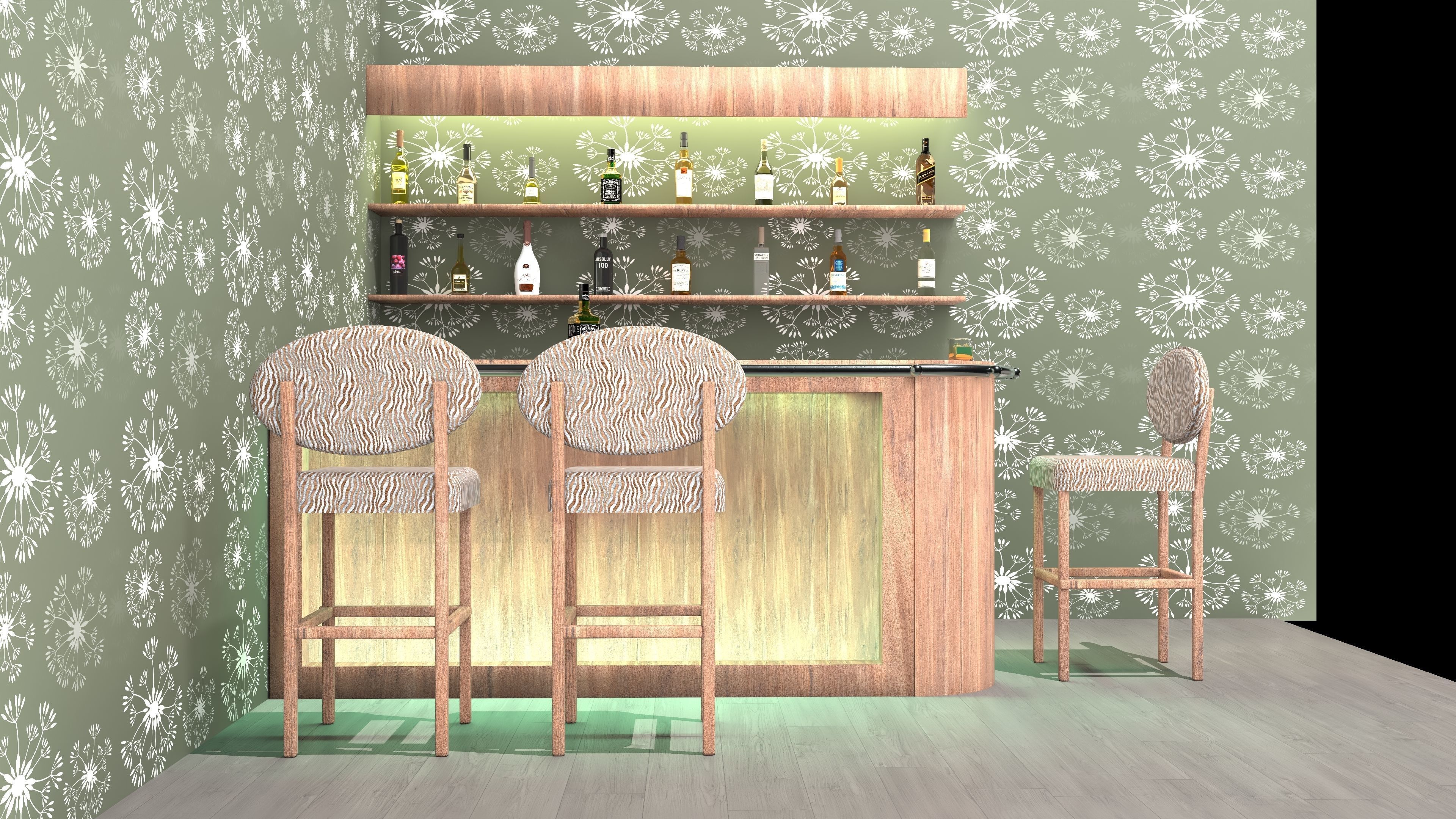 American Bar 4 - 4K 3D model_11