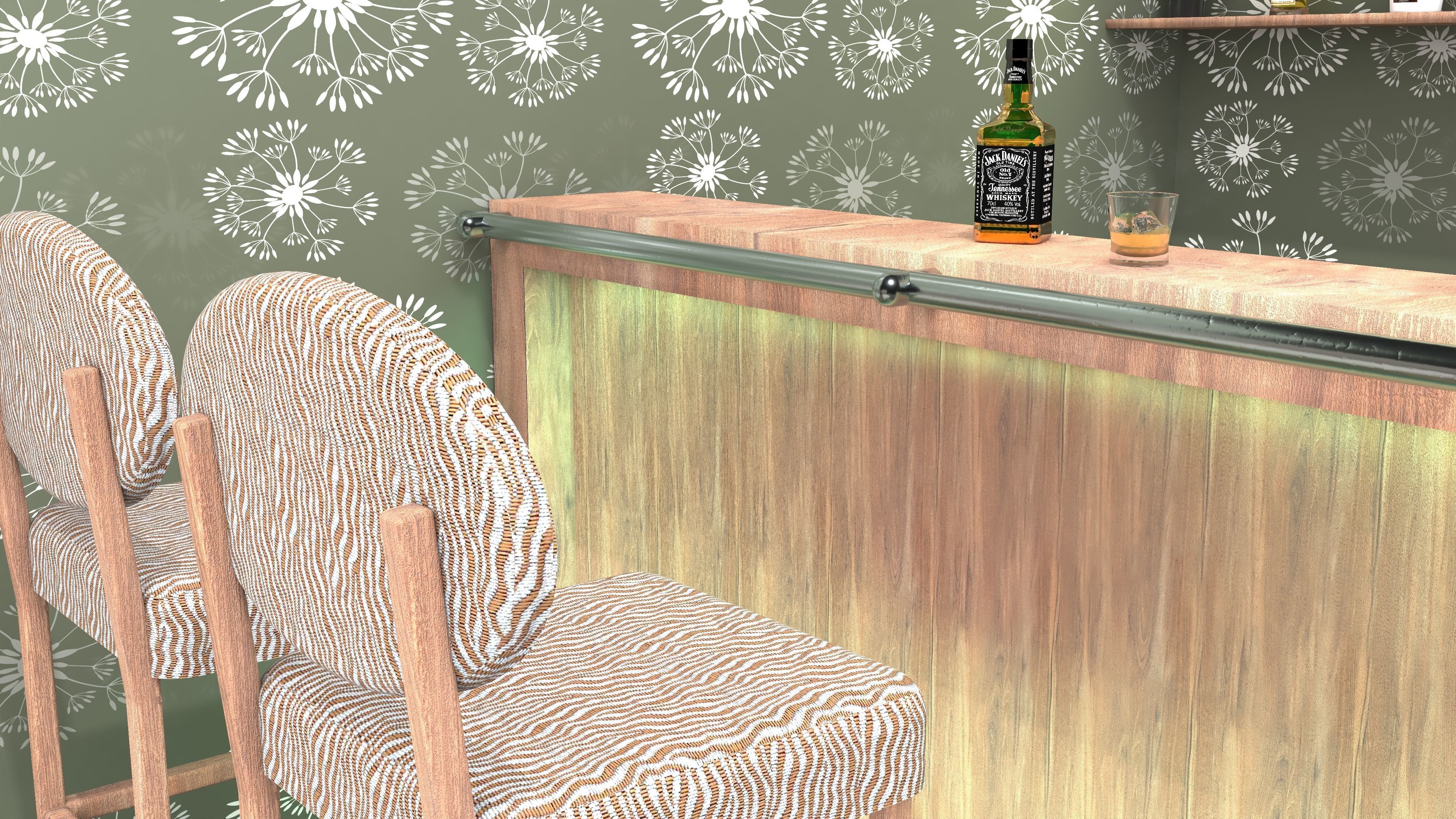 American Bar 4 - 4K 3D model_9