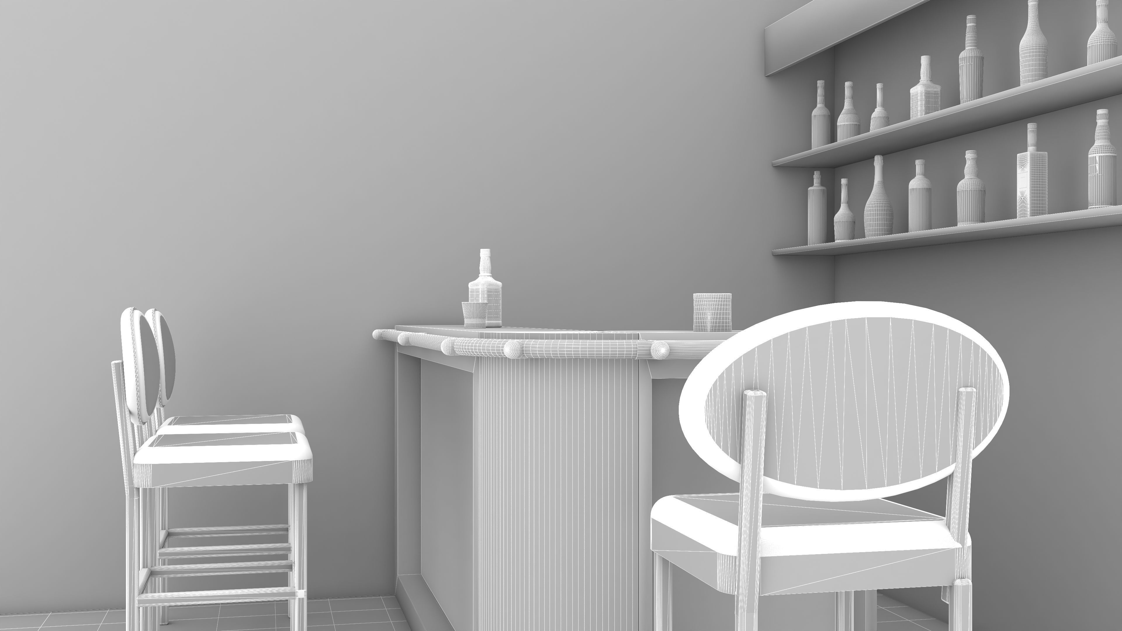 American Bar 4 - 4K 3D model_23