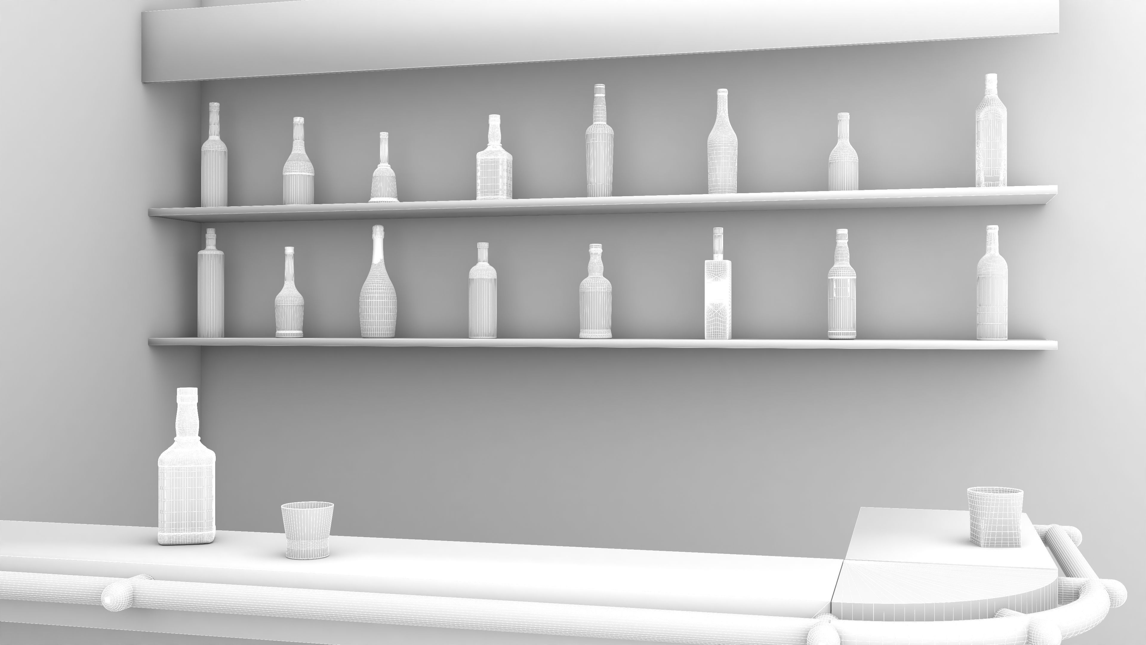 American Bar 4 - 4K 3D model_14
