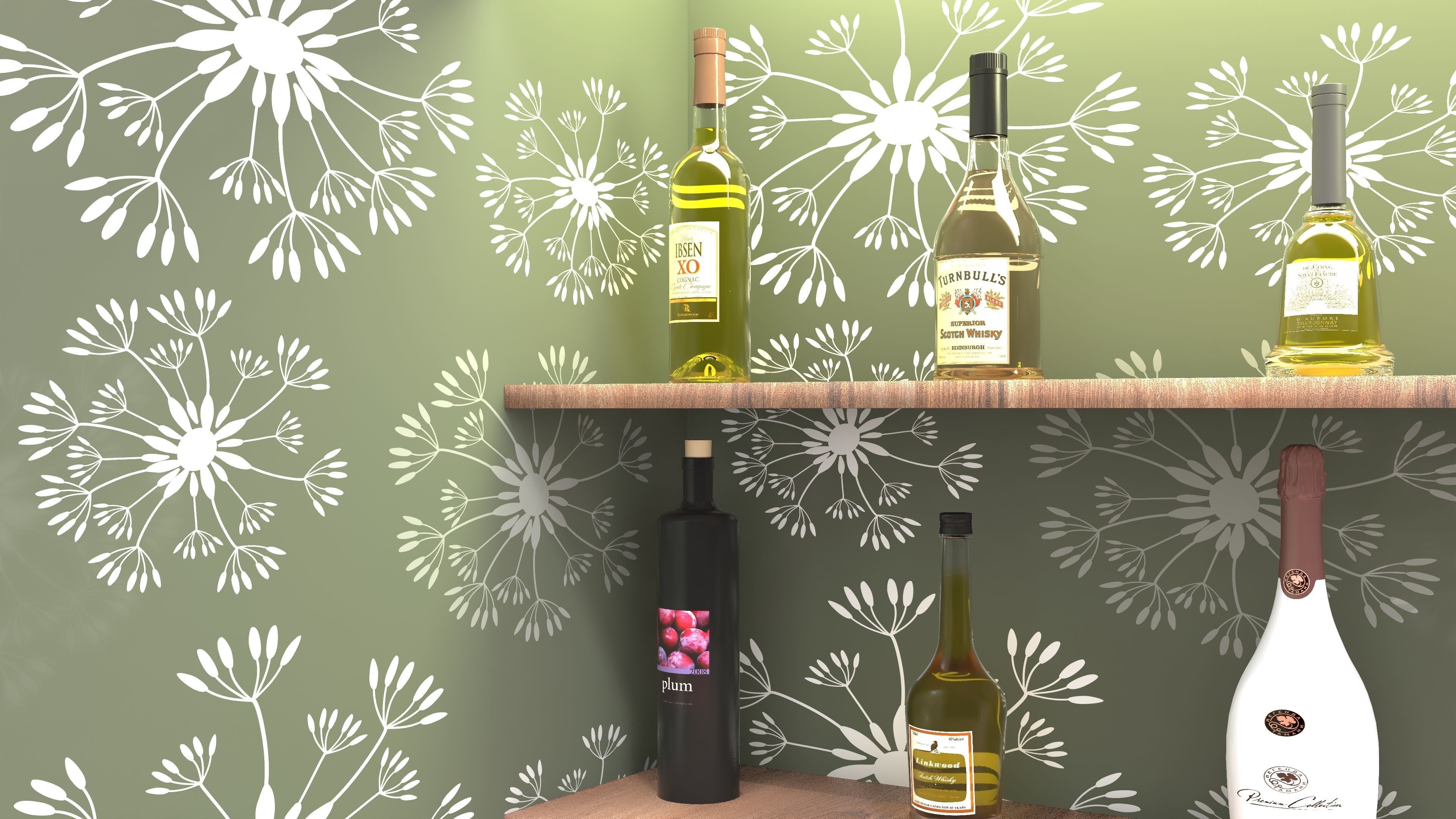 American Bar 4 - 4K 3D model_4