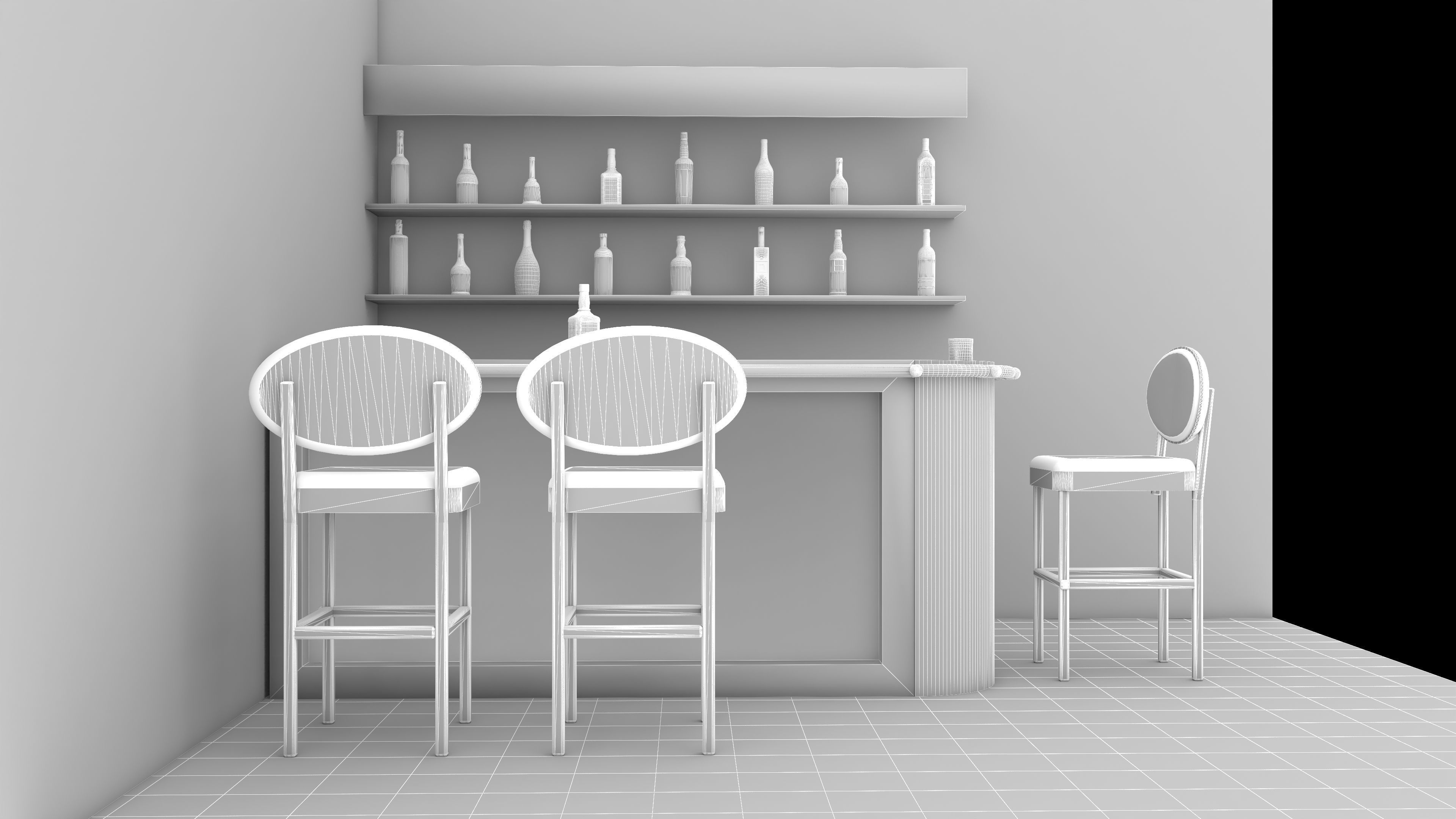 American Bar 4 - 4K 3D model_13