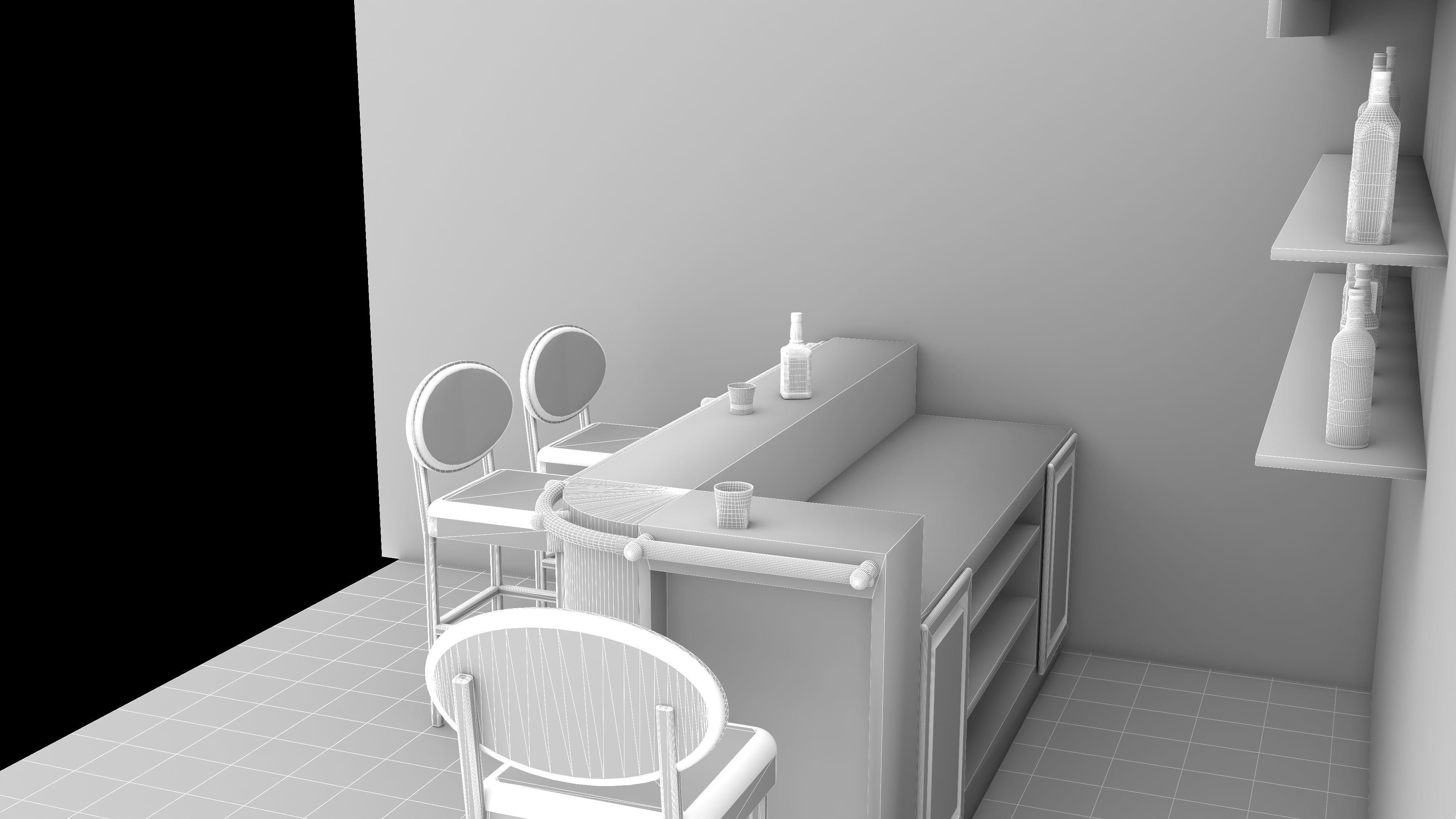 American Bar 4 - 4K 3D model_16