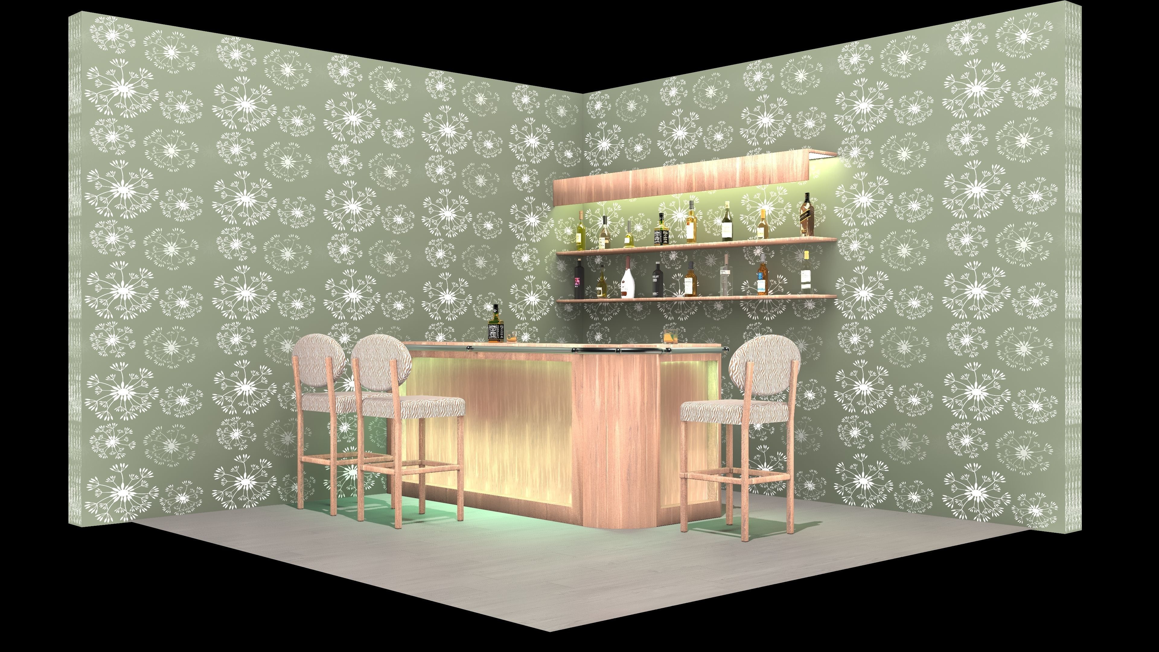 American Bar 4 - 4K 3D model_6