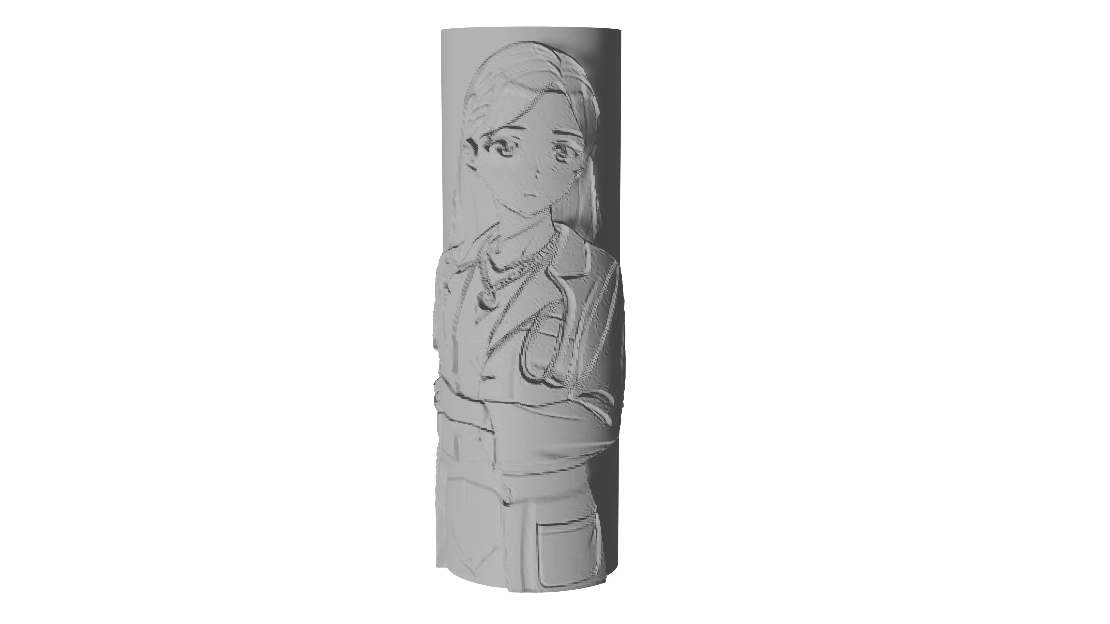Doctor girl art v2 Free 3D print model