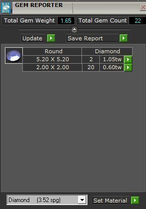 2 Stone Round Diamond Split Shank Ring 1986 3D print model_8