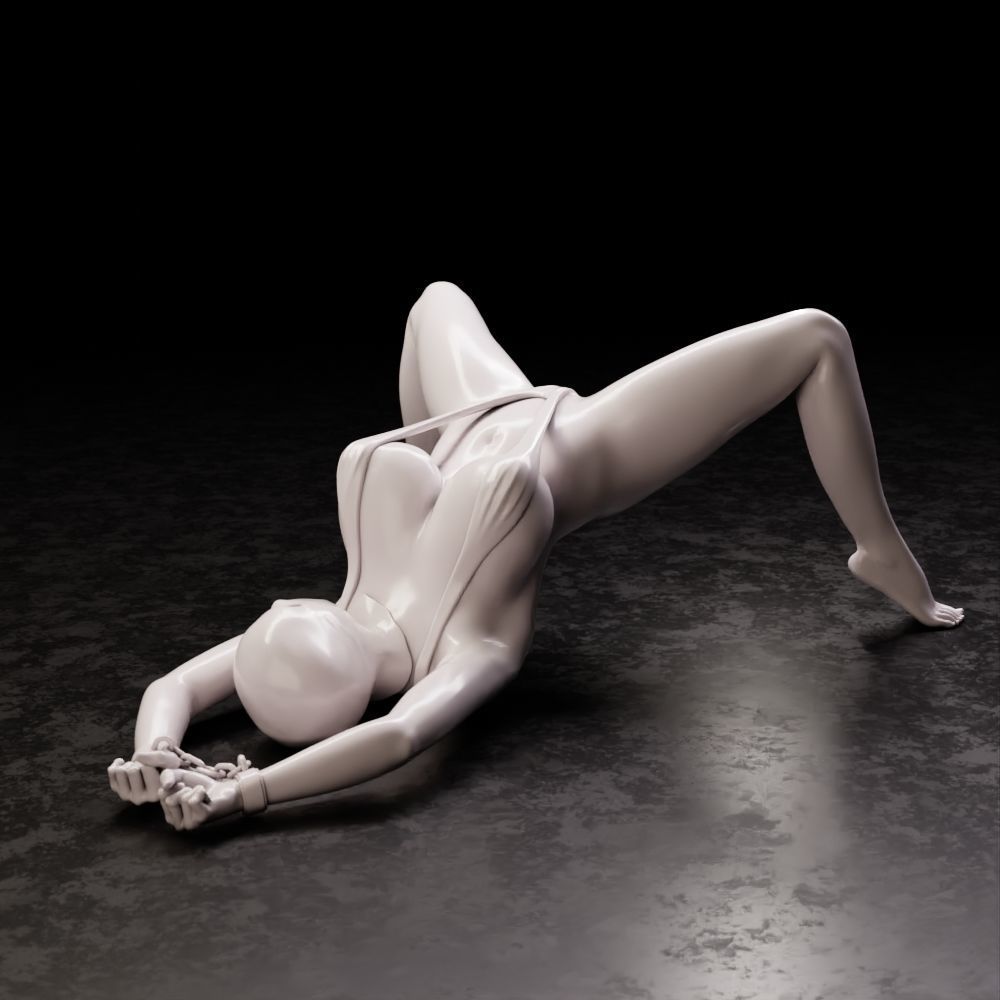 Girl in swimsuit 1 3D print model_27