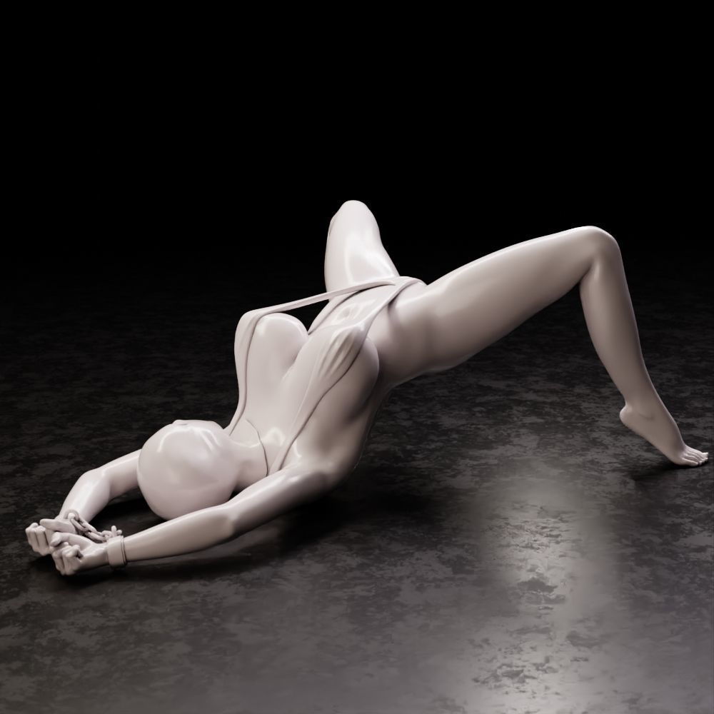 Girl in swimsuit 1 3D print model_26