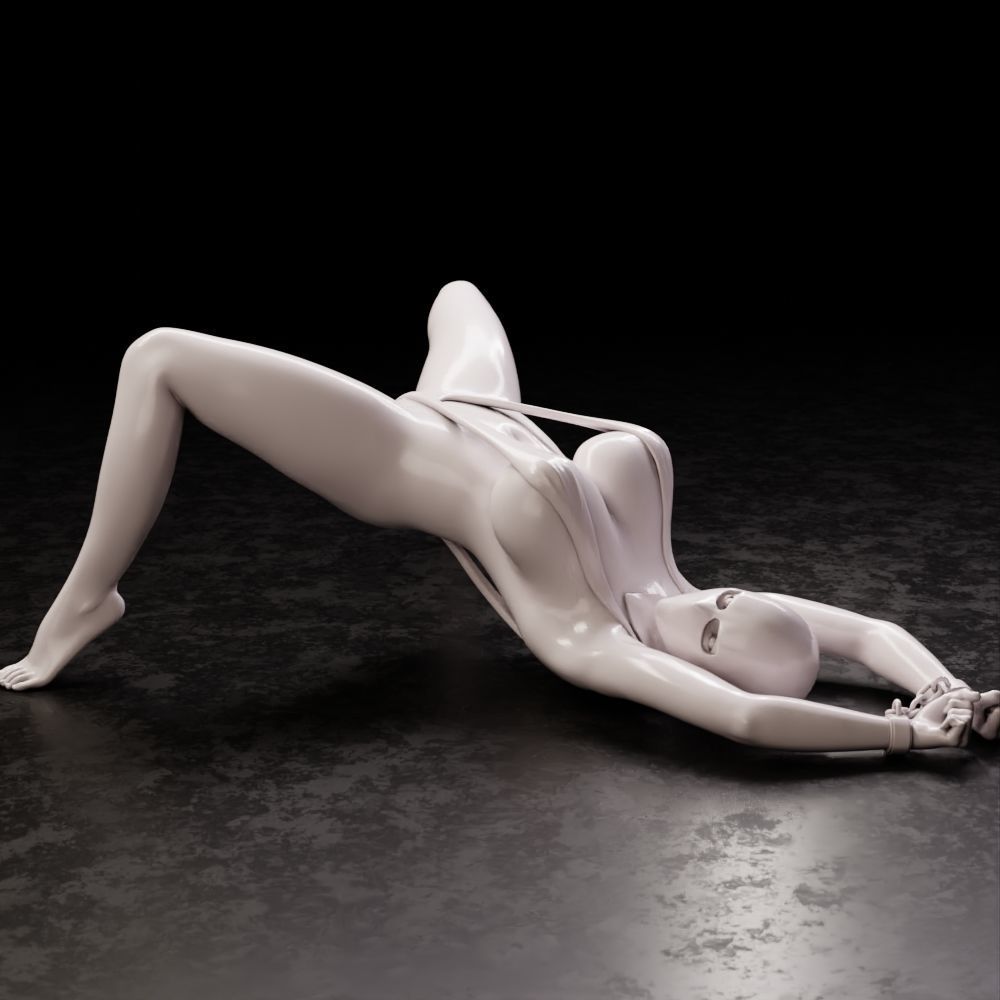 Girl in swimsuit 1 3D print model_35