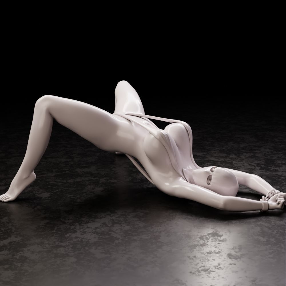 Girl in swimsuit 1 3D print model_2